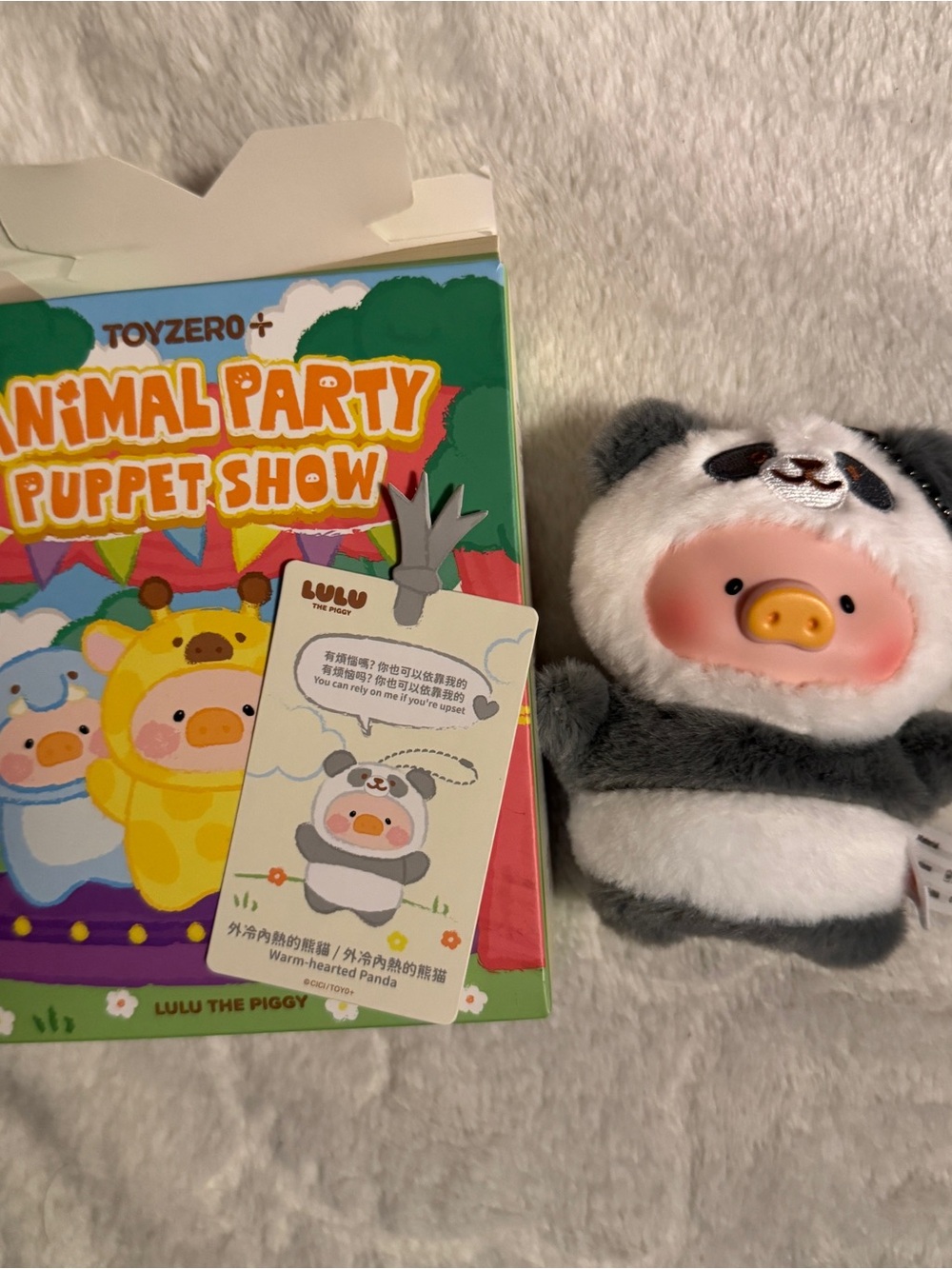 TOYZERO Lulu the Piggy Panda Plush Puppet